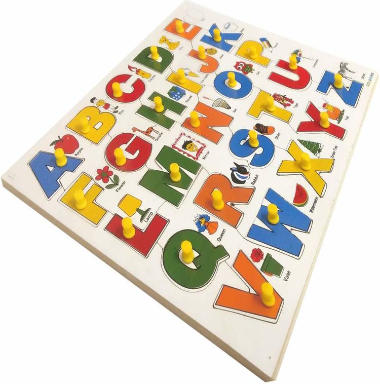 Rapo International ABCD WOODEN PUZZLE FOR KIDS