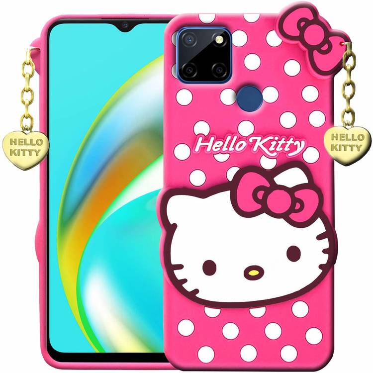 BOZTI Back Cover for Realme Narzo 20, Realme C12, Cute Hello Kitty Case