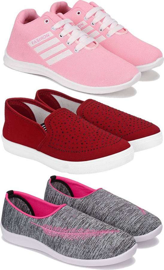 shoes For Women Combo(MR)-1704-779-1543 (Multicolor Pack of 3) Walking Shoes For Women