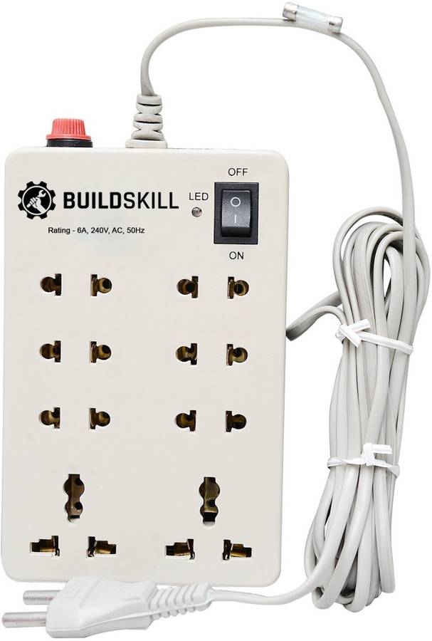 BUILDSKILL Heavy Duty 8 Socket Extension Boards