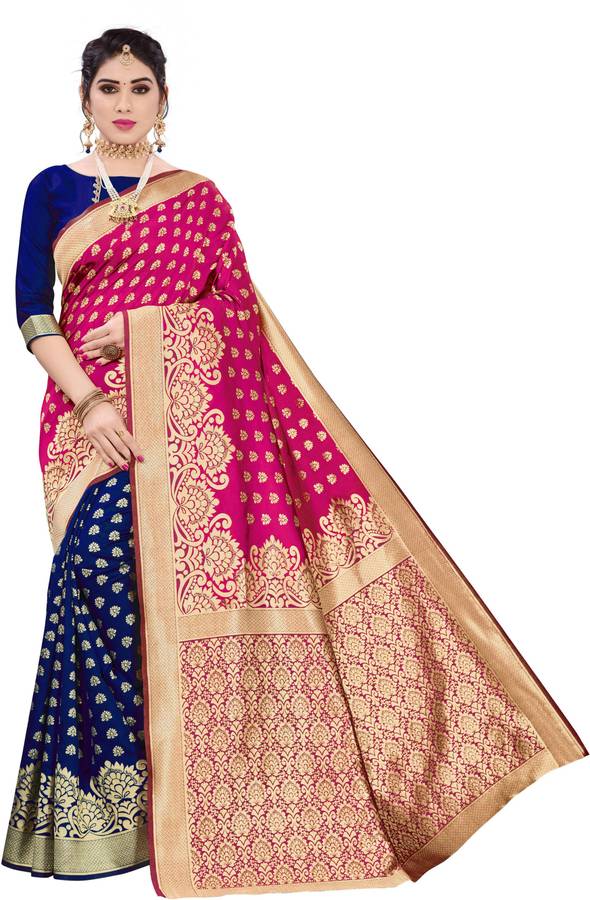 Woven Banarasi Art Silk, Poly Silk Saree