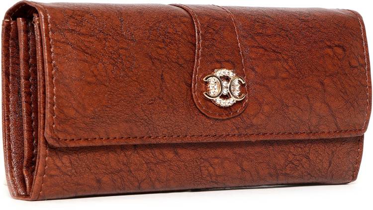 Casual, Formal, Party Brown  Clutch  - Regular Size Price in India