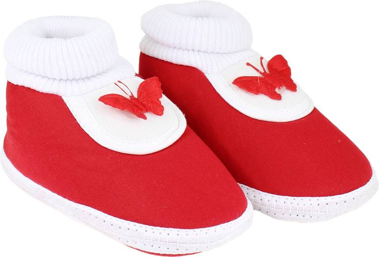 Neska Moda Baby Girls & Baby Boys 0 To 12 Month Butterfly Booties