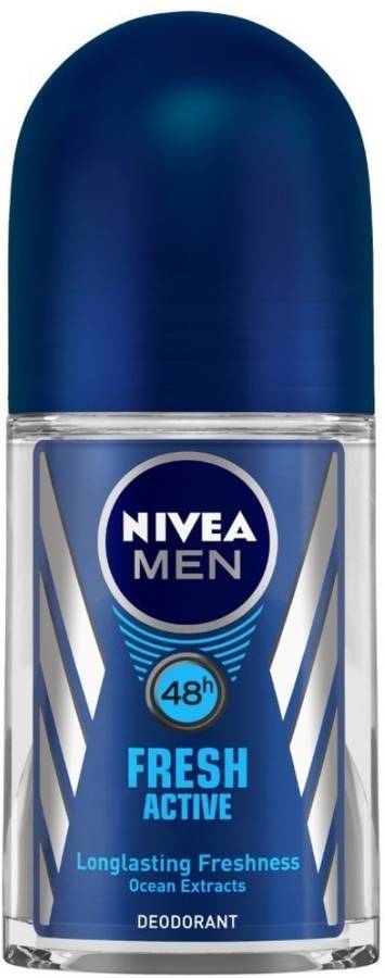 NIVEA Fresh Active Deodorant Roll-on  -  For Men