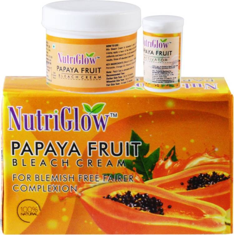 NutriGlow Papaya Fruit Bleach Cream Price in India