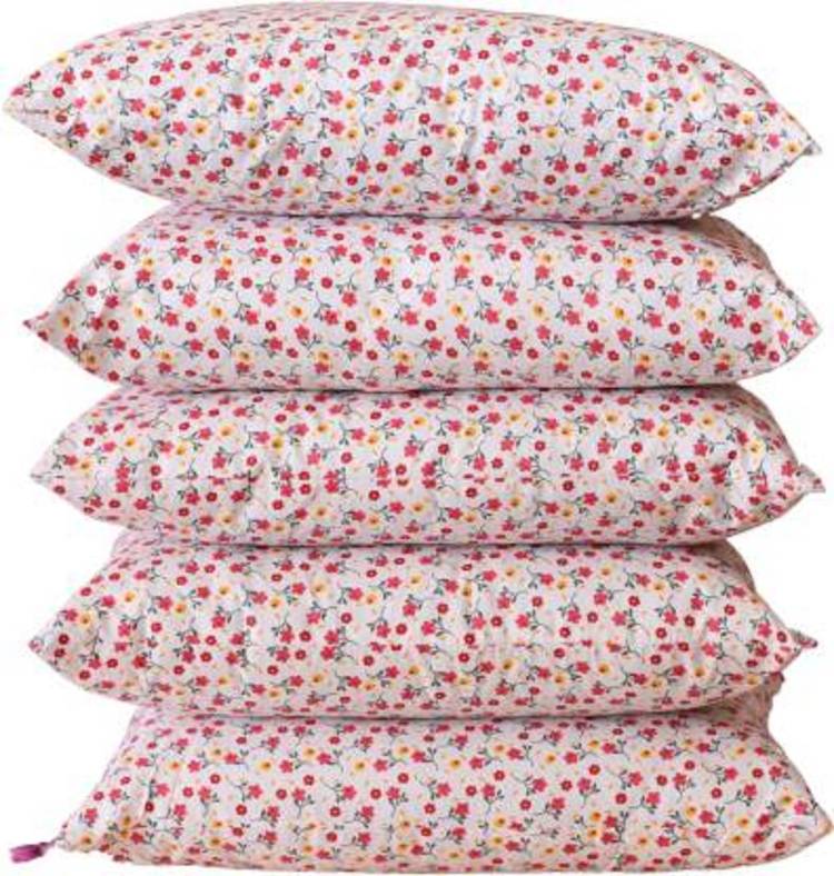 Donda Cotton Floral Sleeping Pillow Pack of 5