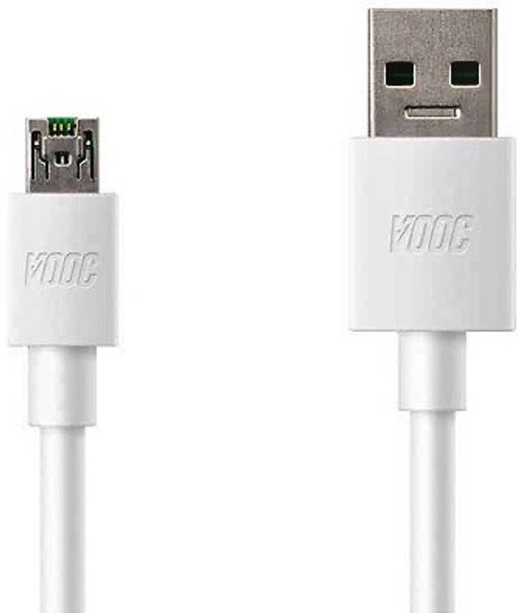 iBAss 5V/4A MICRO VOOC CHARGING CABLE 7PIN SUPERFAST CHARGING AND DATA SYNC CABLE 1 m original Micro USB Cable