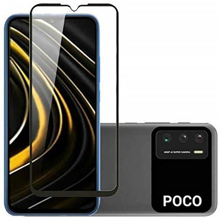 BRENZZ Edge To Edge Tempered Glass for POCO M3