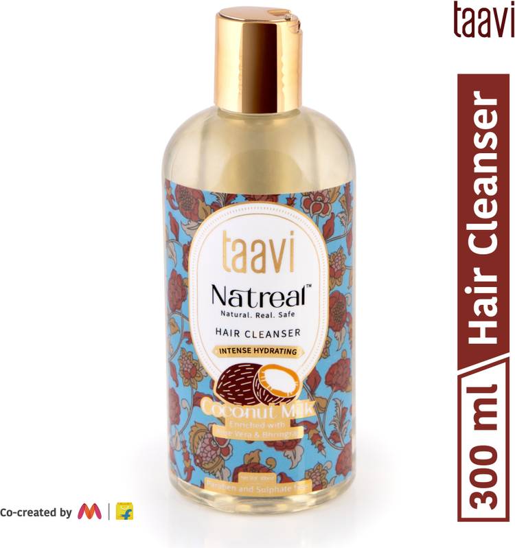 Taavi Natreal Coconut Milk Hair Cleanser for intense hydration - NO Harmful chemicals, only real ingredients