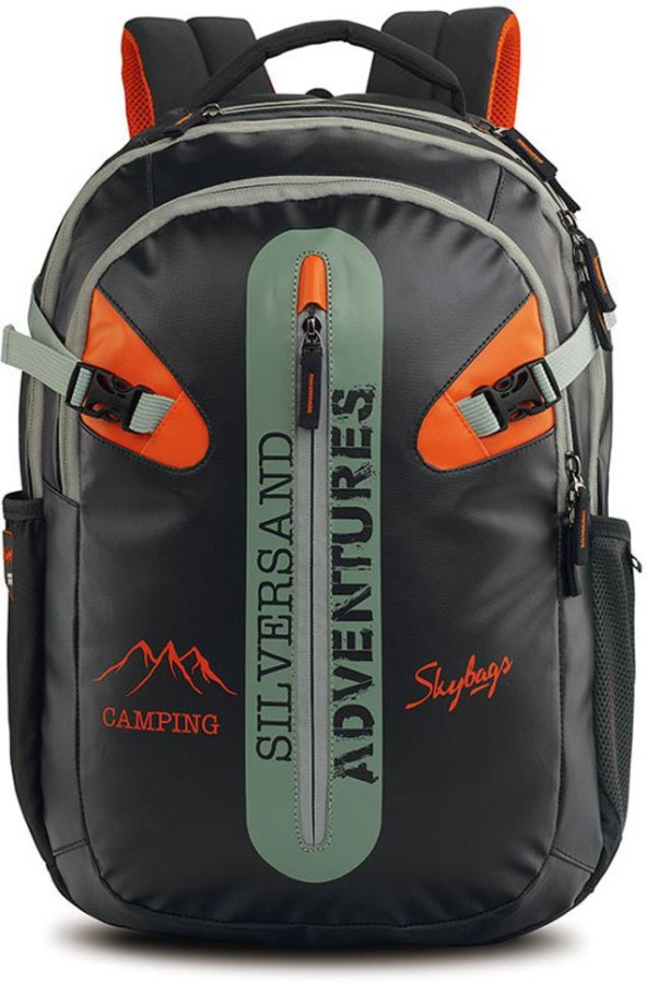 SKY RISE medium backpack bags laptop travel bags school & college bags  backpack 45 L Backpack GREY - Price in India | Flipkart.com