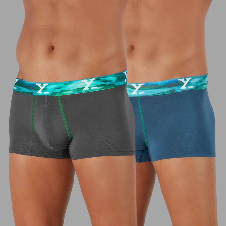 IntelliSoft Antimicrobial Micro Modal Dynamo (Pack of 2) Men Trunks