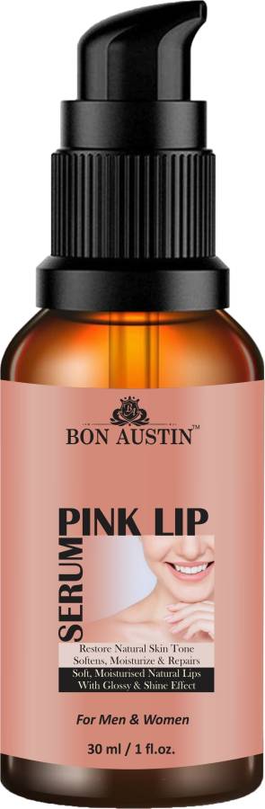 Bon Austin Premium Pink Lip Serum Oil - For Soft and Glossy Lips(30 ml) Price in India