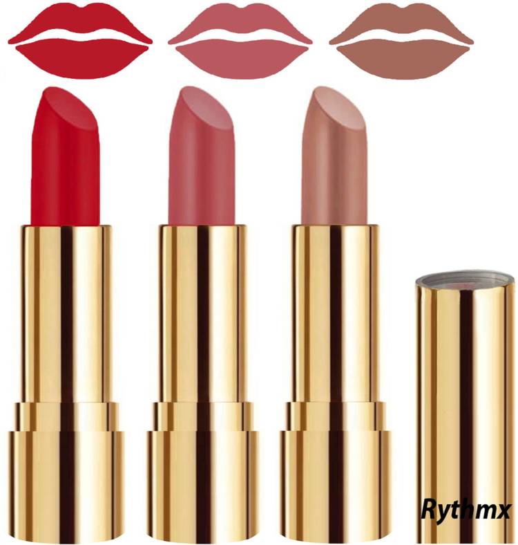RYTHMX Smooth Creme Matte Lipstick for Girls Bold Colors in Just One Swipe Code no-426 Price in India