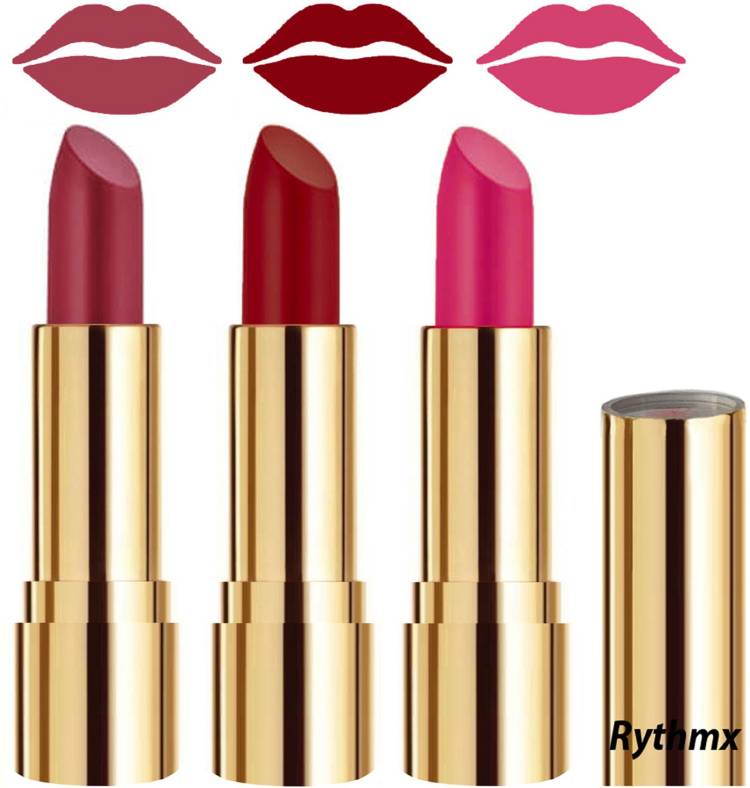 RYTHMX Smooth Creme Lipstick for Girls Bold Colors in Just One Swipe Code no-400 Price in India