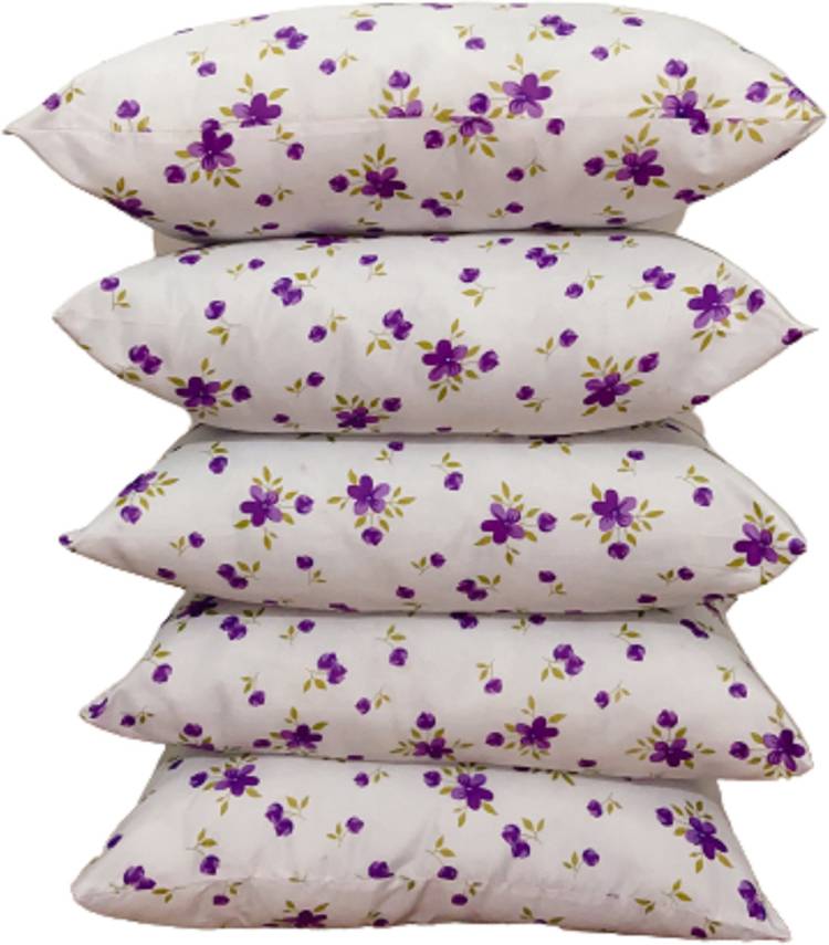 DONDA Cotton, Polyester Fibre Solid, Nature Sleeping Pillow Pack of 5