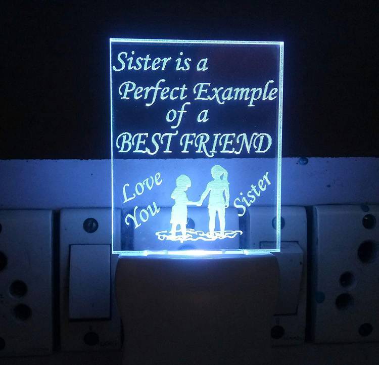 Galiya 3D Illusion LED Light Night Lights for 7 Colors Led Changing Lighting Bedroom Decoration Decorative Lighting Gifts for Boys Girls Kids Baby Friends Rakhi (Raksha Bandhan Day) Night Lamp