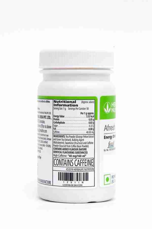 Herbalife Nutrition afresh eanergy drink mix PEACH+LEMON+PEACH Energy