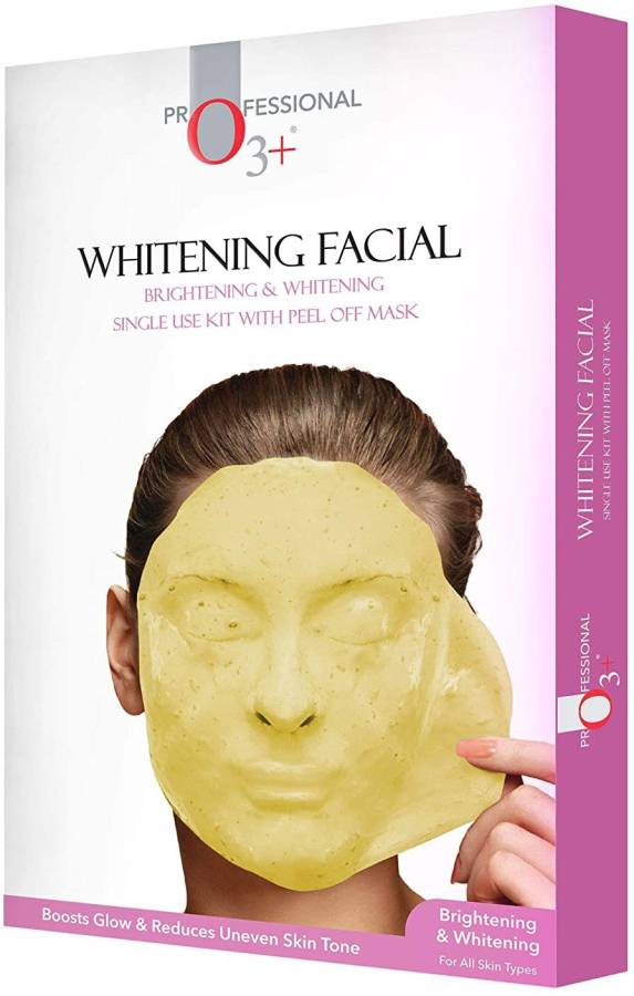 O3+ Brightening & Whitening Facial Kit With Peel Off Mask Price in India