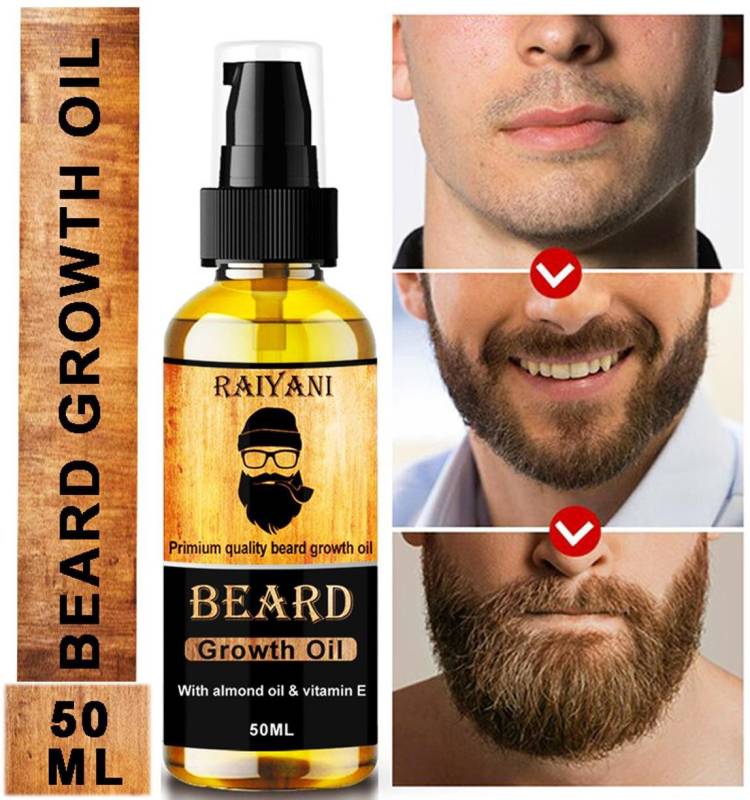 Raiyani Advanced Beard Growth Oil For Men (SLS & Parabean Free)  Hair Oil Price in India