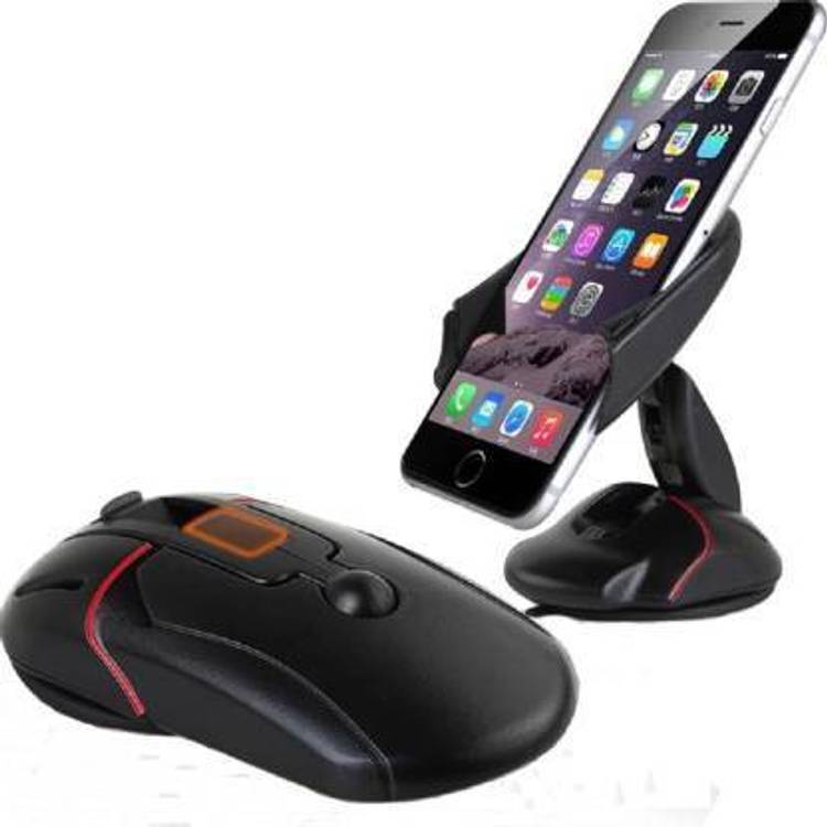 shritesh Car Mobile Holder for Windshield (Black) Mobile Holder