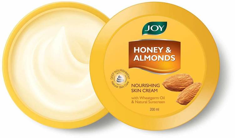 Joy Honey & Almonds Nourishing Skin Cream with Wheatgerm Oil Ingredient and Natural Sunscreen for All Skin Type Price in India