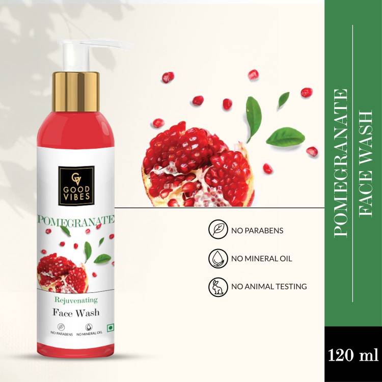 GOOD VIBES Pomegranate  Face Wash Price in India