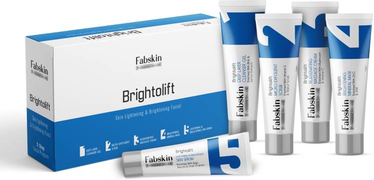 Fabskin Brightolift Skin Lightening and Brightening 5 Step Facial Kit Price in India