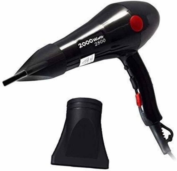 TYSSCHO 2000 Watts Professional Stylish Hair Dryers For Women And Men Hot And Cold Hair Dryer Black Hair Dryer Price in India