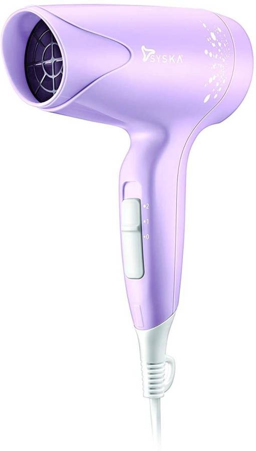 Syska HD1602 Trendsetter 1000Watt Hair Dryer (Purple) Hair Dryer Price in India