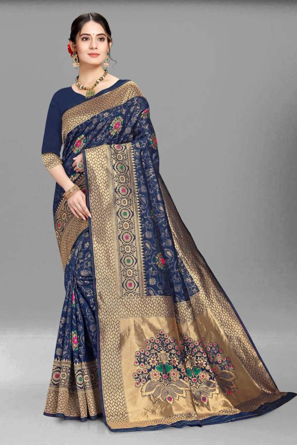 Woven Banarasi Pure Silk Saree