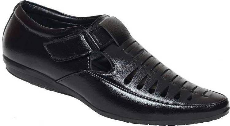 Loafer Shoe Synthetic Leather Slip-on Sandal for Outdoor Formal Office Party Ethnic Daily Use Casuals For Men