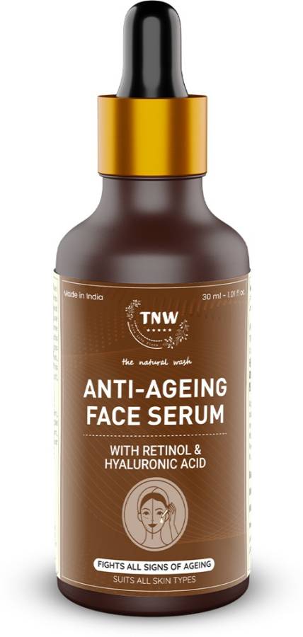 TNW - The Natural Wash Anti-Ageing Face Serum with retinol & Hyaluronic Acid,Fights all signs of ageing,Suits all skin Types Price in India