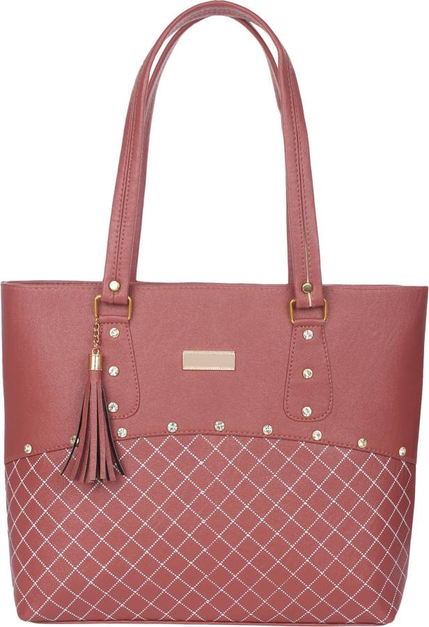 Women Maroon Shoulder Bag - Extra Spacious Price in India