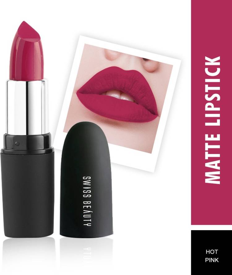 SWISS BEAUTY Lipstic S6-219 Hot Pink Price in India