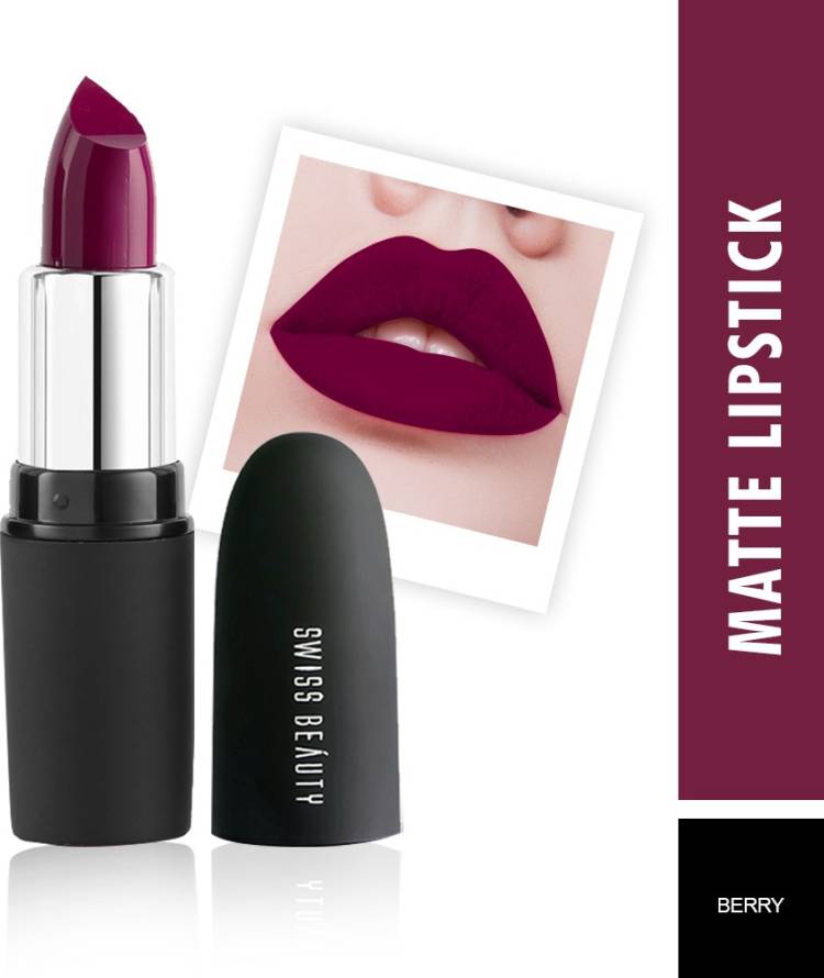 SWISS BEAUTY Lipstic S6-212 Berry Price in India