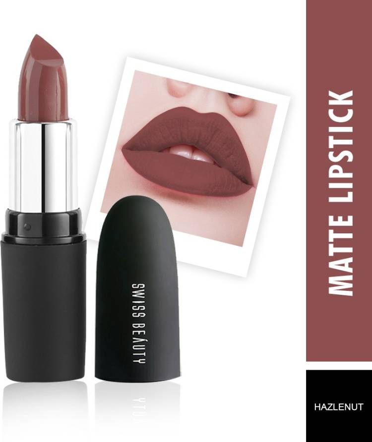 SWISS BEAUTY Lipstic S6-203 Hazienut Price in India