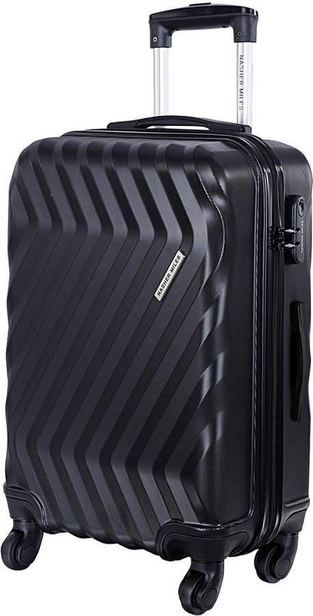 Large Check-in Luggage (75 cm) - Lombard Expander hard side Polycarbonate Check-in Luggage Black 28 Inch |75 cm - Black