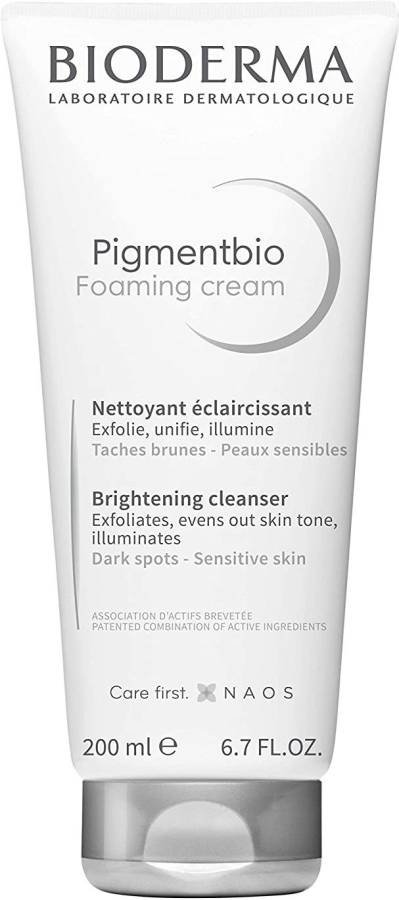 Bioderma Pigmentbio Foaming Cream Brightening Exfoliating Cleanser (Face & Body Wash) For Brightened Skin Face Wash Price in India