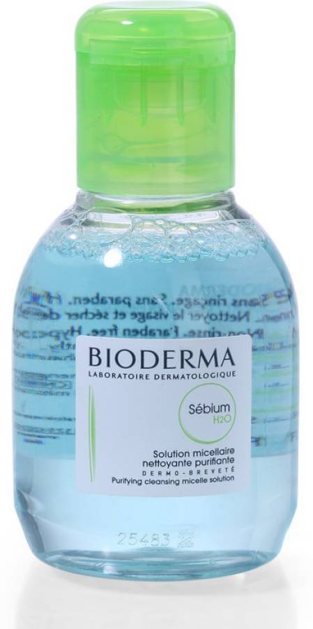 Bioderma Sebium H2O Purifying Micellar Cleansing Water and Makeup Removing Solution for Combination to Oily Skin Makeup Remover Price in India