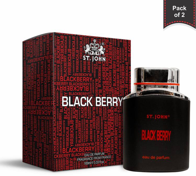 ST-JOHN Black Berry Perfume 100 ml (Pack Of 2) Eau de Parfum  -  200 ml