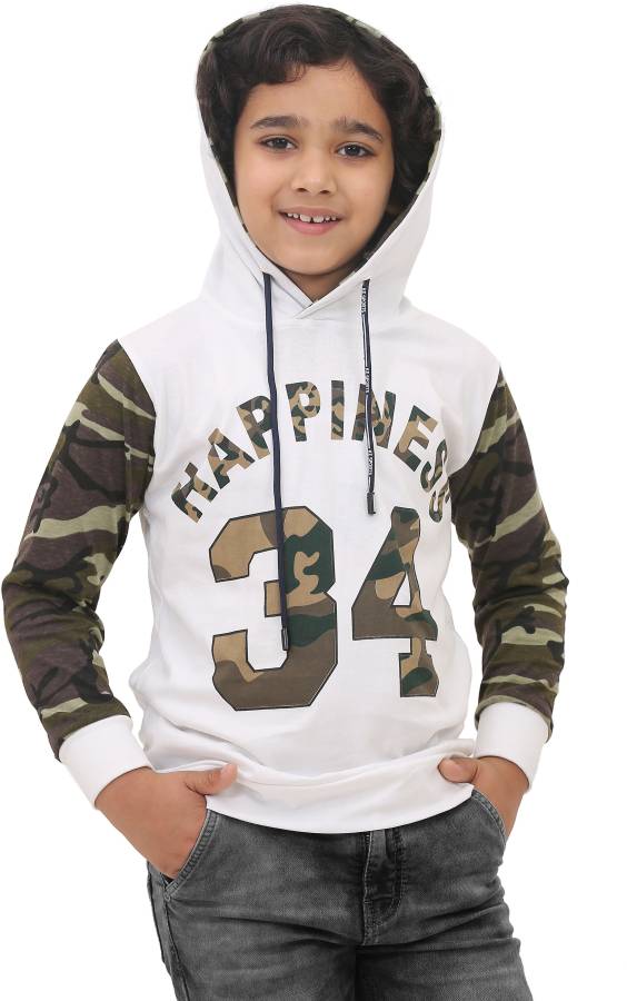 Boys Printed Cotton Blend T Shirt Price in India