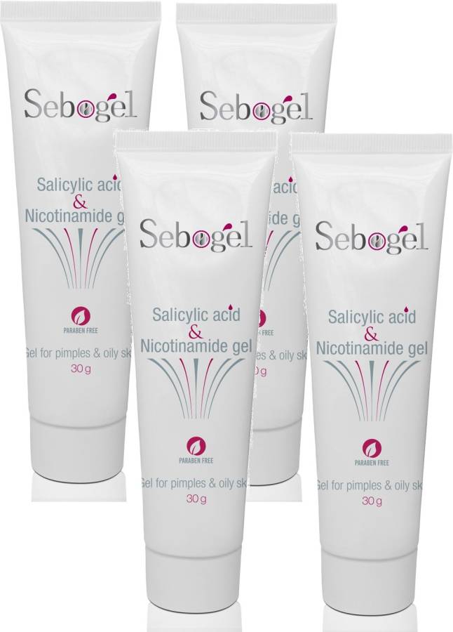 Sebogel Gel for Pimples & Oily Skin : Pack of 04 Price in India