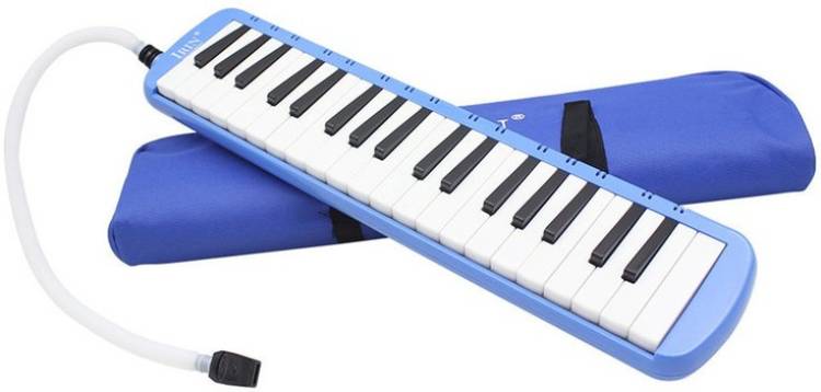 CrazyBuy Imported 37 Key Melodica With Carry Bag Blue