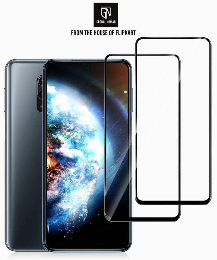 GLOBAL NOMAD Edge To Edge Tempered Glass for Poco M2 Pro, Mi Redmi Note 9 Pro, Mi Redmi Note 9 Pro Max, Poco X2, Mi Redmi Note 9S, Mi Redmi K30, Mi Redmi K30 Pro, Micromax IN Note 1