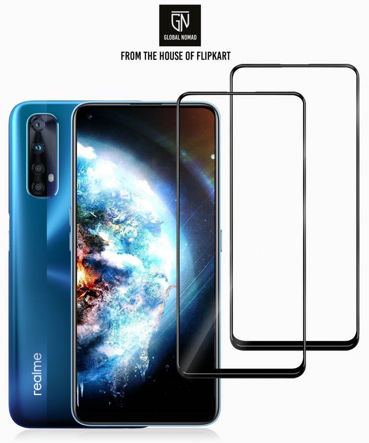 GLOBAL NOMAD Edge To Edge Tempered Glass for Realme Narzo 30 Pro, Realme 6i, Realme 7, Realme 7i, Realme Narzo 20 Pro, Oppo A52, Realme X7 Pro, Oppo Reno2 F, OPPO Reno 2z, Vivo Z1 Pro, Realme 6