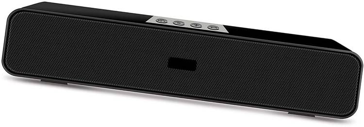 BAGATELLE Double DJ soundbar 3D theatre sound effect,Super bass Wireless Bluetooth Speaker With Powerful Sound with FM Radio & Aux in/USB/TF Card Reader Input 10 W Bluetooth Soundbar