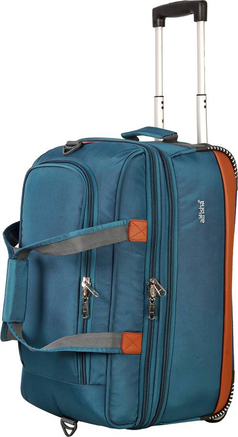 alfisha (Expandable) Excaliber Duffel Trolley Bag With Wheels For Men and Women Duffel Strolley Bag Travel Duffel Bag