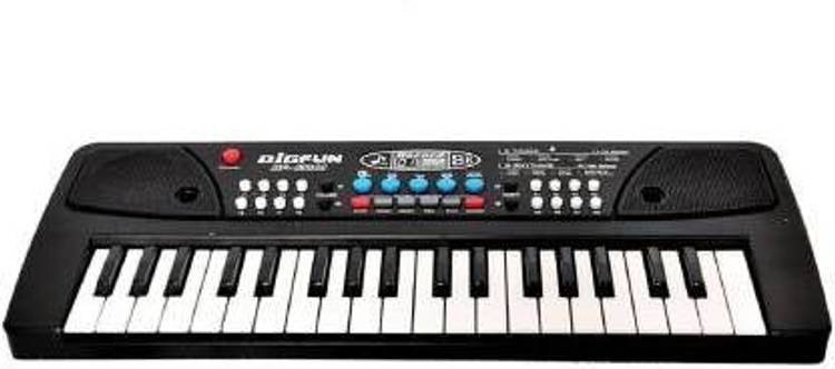 ST TOYS Presents Dynamic 37 Key Piano with DC Power Mode, Microphone and Recording