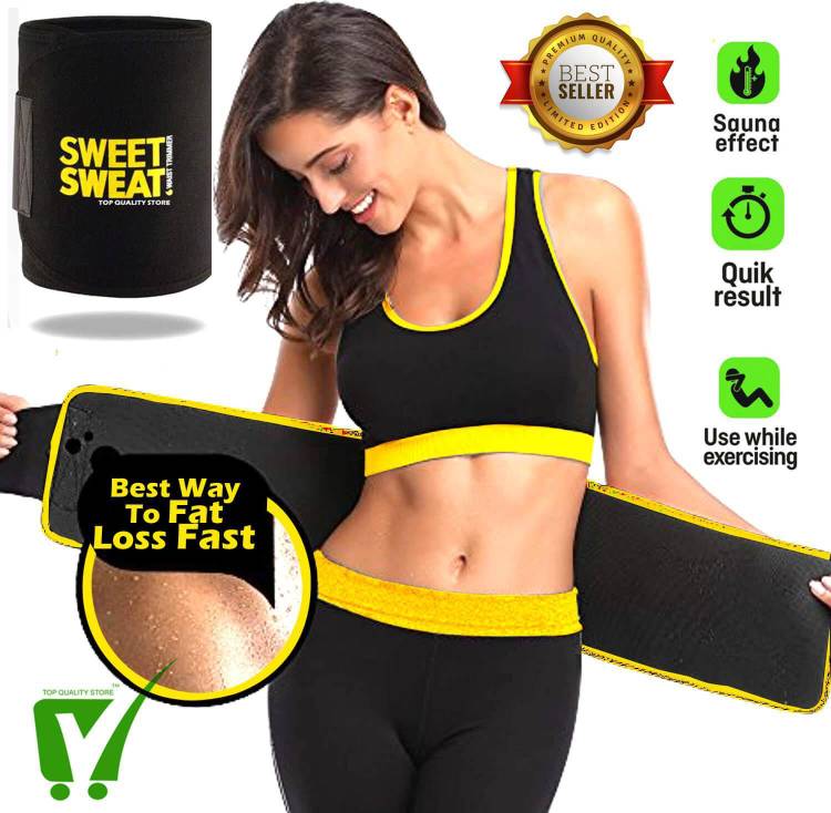 Original sweat slim belt Tummy trimmer for women slim belt to belly Hot shaper belt Waist hot slimming belly shaper belt/ hot shaper/ hot slimming/weight loss for women Fat Buster Home Gym Men, Women Shapewear