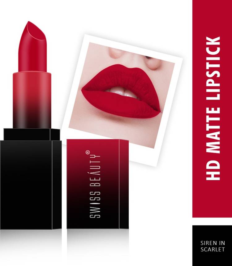 SWISS BEAUTY HD Matte Lipstick (SB-212-01) Price in India